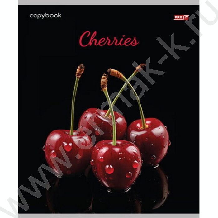 Тетрадь  48л клетка "Яркие фрукты и ягоды" ассорти | Фото 3