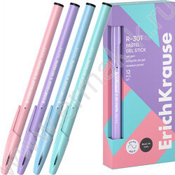 Ручка гелевая черная 0,5мм  R-301 Gel Stick Pastel | Фото 1
