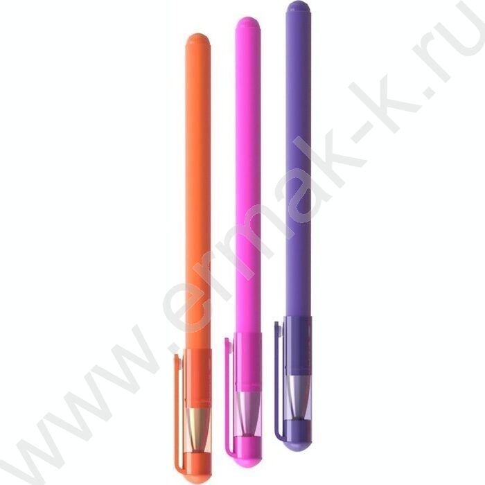 Ручка гелевая черная 0,38мм G-Soft Stick Caribbean Sunset /корпус - ассорти | Фото 1