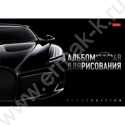 Альбом д/рисования пл.обл. 48л "Black Edition" /тиснение/ | Фото 2