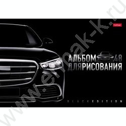 Альбом д/рисования пл.обл. 48л "Black Edition" /тиснение/ | Фото 4