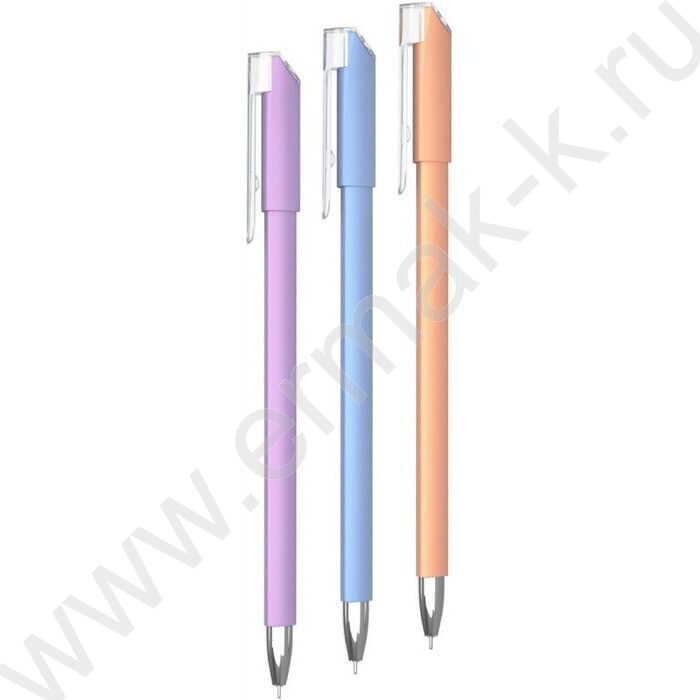 Ручка гелевая черная 0,38мм G-Reed Stick Pastel Bloom /корпус - ассорти | Фото 1