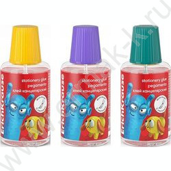 Клей канцелярский  20мл EasyStick Jolly Friends, с кисточкой | Фото 1