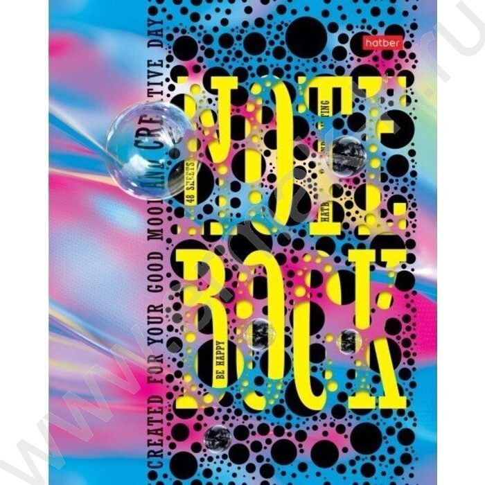 Тетрадь  48л клетка "Bubbler book" /металлизиров.картон/ 5видов | Фото 2