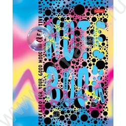 Тетрадь  48л клетка "Bubbler book" /металлизиров.картон/ 5видов | Фото 4