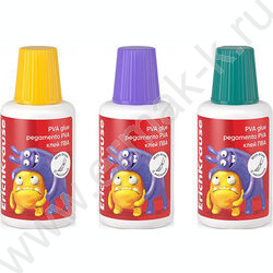 Клей ПВА   20мл EasyStick, Jolly Friends, с кисточкой | Фото 1