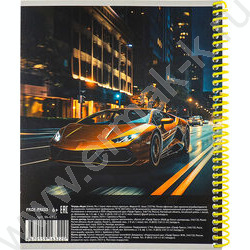 Тетрадь  96л клетка/спираль "Авто класса премиум" /твин-лак/ ассорти | Фото 5