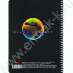 Тетрадь  96л А4 клетка/спираль "Абстрактный концепт" /софт-тач/ | Фото 3