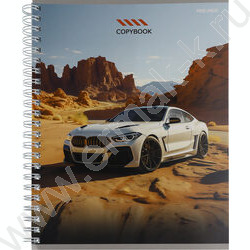 Тетрадь  96л клетка/спираль/двойная обложка "Разные автомобили" | Фото 5