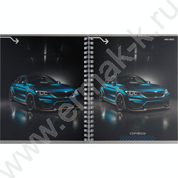 Тетрадь  96л клетка/спираль/двойная обложка "Разные автомобили" | Фото 8