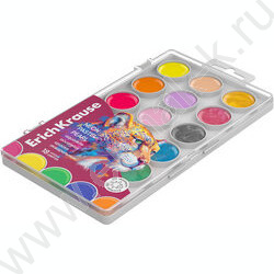 Акварель 18цв  Safari "Neon+Pastel+Pearl" с УФ защитой яркости, б/кисточки | Фото 2