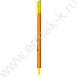 Ручка кап. "Rapido" желтая, 0,4мм /трехгранный корпус | Фото 1