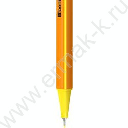 Ручка кап. "Rapido" желтая, 0,4мм /трехгранный корпус | Фото 2
