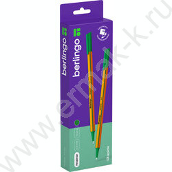 Ручка кап. "Rapido" зеленая, 0,4мм /трехгранный корпус | Фото 3