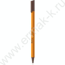 Ручка кап. "Rapido" коричневая, 0,4мм /трехгранный корпус | Фото 1