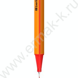 Ручка кап. "Rapido" красная, 0,4мм /трехгранный корпус | Фото 2