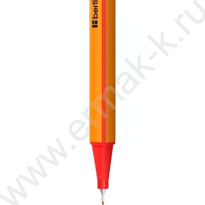 Ручка кап. "Rapido" красная, 0,4мм /трехгранный корпус | Фото 2