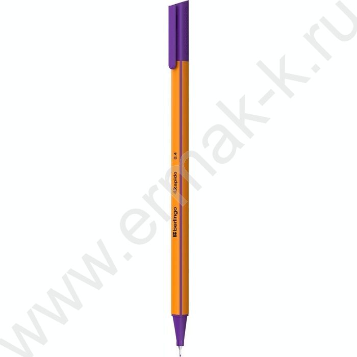 Ручка кап. "Rapido" фиолетовая, 0,4мм /трехгранный корпус | Фото 1