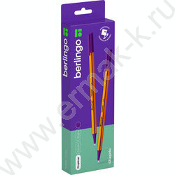 Ручка кап. "Rapido" фиолетовая, 0,4мм /трехгранный корпус | Фото 3