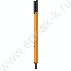 Ручка кап. "Rapido" черная, 0,4мм /трехгранный корпус | Фото 1