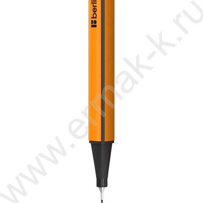 Ручка кап. "Rapido" черная, 0,4мм /трехгранный корпус | Фото 2