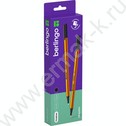 Ручка кап. "Rapido" черная, 0,4мм /трехгранный корпус | Фото 3