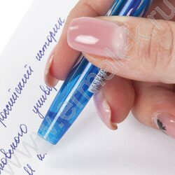 Ручка гелевая Пиши-Стирай 0,5мм синяя | Фото 9