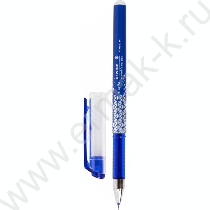 Ручка гелевая Пиши-Стирай 0,5мм синяя "REWIND" | Фото 1