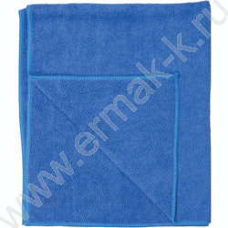 Тряпка д/пола  70*80см из микрофибры /супер плотная, синяя | Фото 3