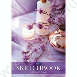 Скетчбук  40л А5 отрывная склейка/жесткая подложка "Нежный флёр" без линовки 100г/к | Фото 1