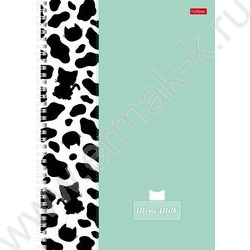 Тетрадь  96л А4 клетка/спираль/перфорация на отрыв "Mimimilk" /мат.лам./ 2вида | Фото 3