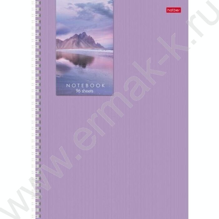 Тетрадь  96л А4 клетка/спираль/перфорация на отрыв "Прикосновение к природе" /мат.лам./ 2вида | Фото 2