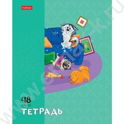 Тетрадь  48л клетка "Dog mafia" 5видов | Фото 1