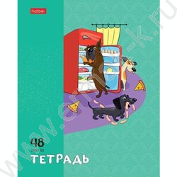 Тетрадь  48л клетка "Dog mafia" 5видов | Фото 3