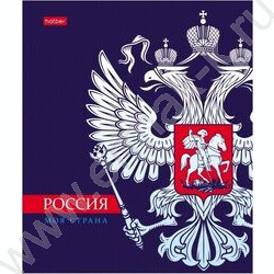 Тетрадь  48л клетка "Я люблю Россию- с гимном" 5видов | Фото 4