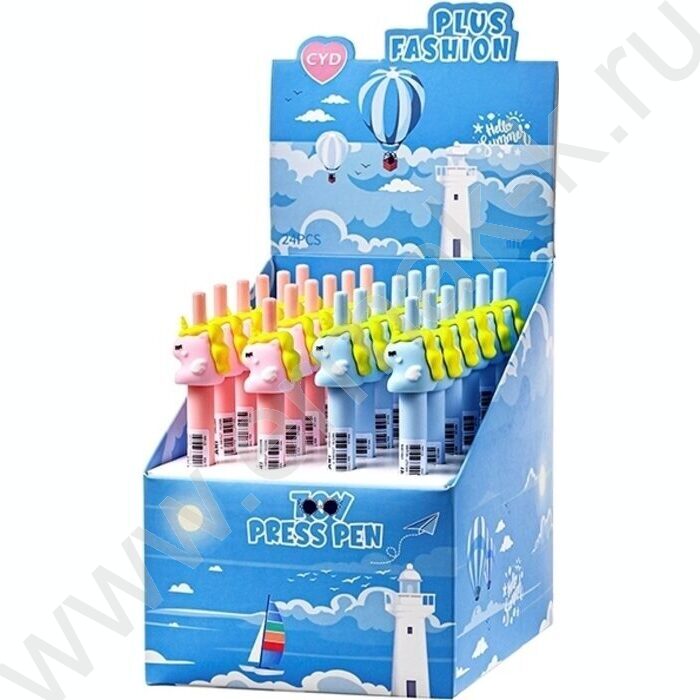 Ручка шар авт 0,7мм Единорожка синяя/корпус пл., сменный стержень 128 мм | Фото 2