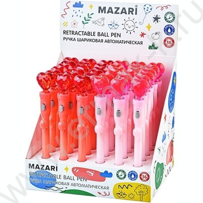 Ручка шар авт 0,7мм Heart синяя/корпус пл.,с подсветкой,сменный стержень 77 мм | Фото 3