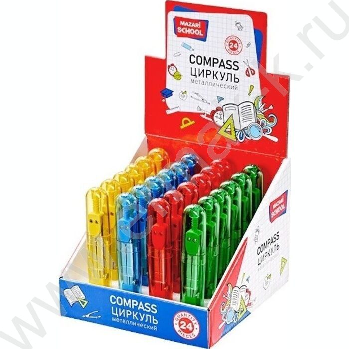 Циркуль метал.120мм ассорти в пл.уп. | Фото 2