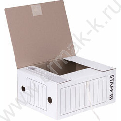 Папка архивная 150мм на завязках /микрогофрокартон /белая /2 завязки | Фото 6