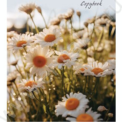 Тетрадь  96л клетка/спираль "Нежные полевые цветы" /софт-тач/ ассорти | Фото 3