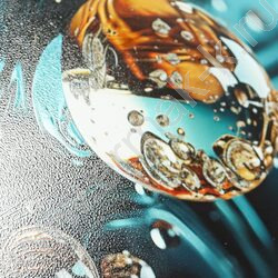 Тетрадь  96л А4 клетка/спираль "Капли в макро" /твин-лак/ | Фото 4