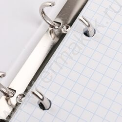 Тетрадь  80л клетка/кольца "Надпись на желто-сером" | Фото 4