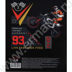 Тетрадь  80л клетка/кольца "Легенды мотокросса" /глянец/лен/ | Фото 6