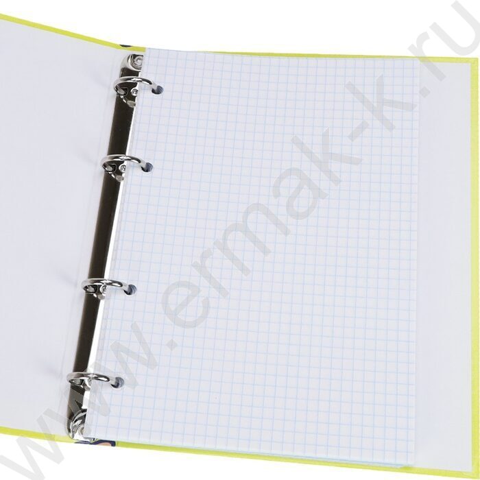 Тетрадь  80л клетка/кольца "Музыка космоса" /глянец/лен/ | Фото 3