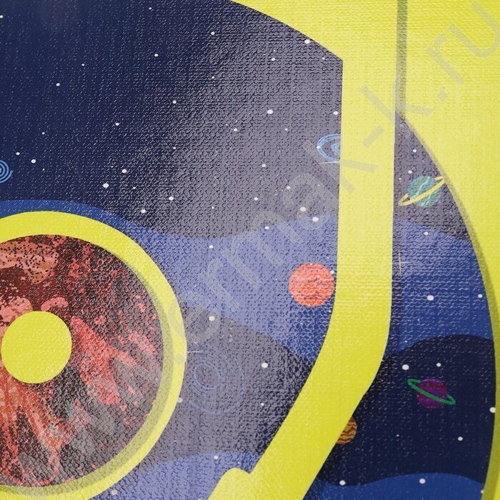 Тетрадь  80л клетка/кольца "Музыка космоса" /глянец/лен/ | Фото 4