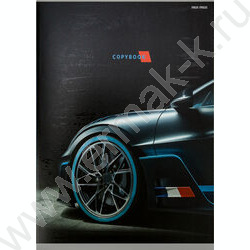 Тетрадь  96л А4 клетка "Профиль автомобиля" /твин-лак/ | Фото 1