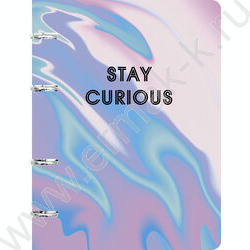 Тетрадь 120л клетка/кольца "Stay Curious" | Фото 1