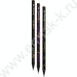 Карандаш ч/гр HB Golden Shade, круглый, черное дерево, заточен., ассорти | Фото 1