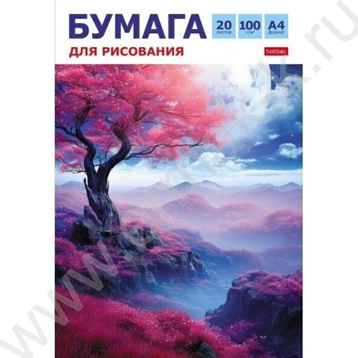 Папка д/рисования А4 20л 100г/м² "Волшебное дерево" | Фото 1
