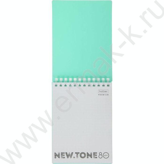 Блокнот  80л А6 спираль/пластик.обл. "NEWtone PASTEL Мята" | Фото 2